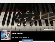 Tablet Screenshot of justinvendette.com